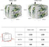 2 Slice Toaster Cover, Bread Machine Cover Farm Plant Summer Eucalyptus Leaves Gray Plaid Kitchen Appliance Dust Cover with Top Handle Fingerprint...