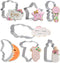Twinkle Twinkle Little Star Themed Cookie Cutters, 7 Pack Baby Shower Baking Molds Stainless Steel Biscuit Sandwich Cake Cutter Set with Moon, Sta...
