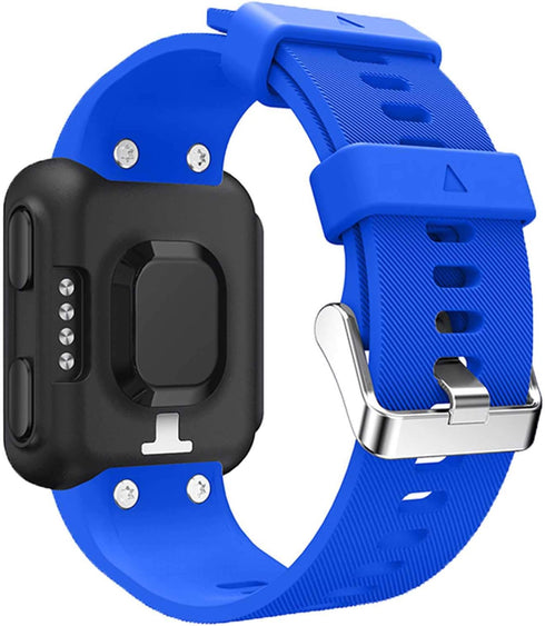 Band Compatible with Garmin Forerunner 35, Soft Silicone Replacement Watch Band Strap for Garmin Forerunner 35 Smart Watch (2-Blue,Purple)...
