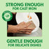 20 Pack Biodegradable Natural Kitchen Sponge - Compostable Cellulose and Coconut Walnut Scrubber Sponge - Eco Friendly Sponges for Dishes...