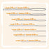 28/35/60 PCS Large-Eye Blunt Needles, Stainless Steel Yarn Knitting Needles, Sewing Needles for Hand Sewing, Crafting Knitting Weaving Stringing N...
