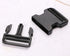 PENTA ANGEL 2Pcs 50mm/2 inch Black Plastic Buckle Clips Heavy Duty Dual Adjustable Buckles Craft Webbing Quick Side Release Buckles for Luggage St...