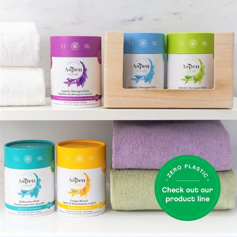 Unscented Laundry Pods by AspenClean, New and Improved Packaging, Zero Plastic, EWG Verified™, Vegan, Hypoallergenic Natural Laundry Detergent - 3...