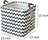Storage Basket Fabric Organizer Bin for Toys, Books, Clothes, Pets,Perfect for Bedroom/Office/Nursery/Shelves(Polyline)...