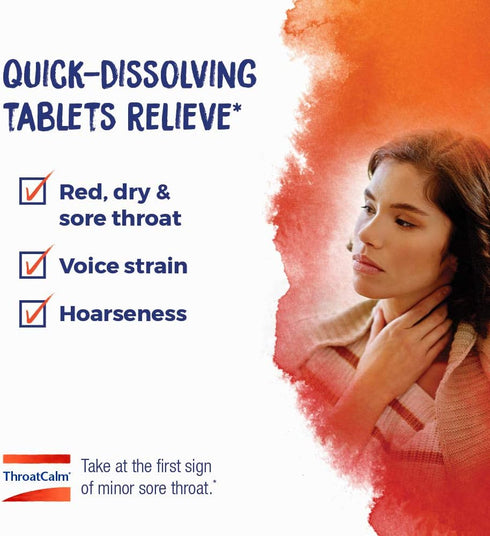 Boiron ThroatCalm Tablets for Pain Relief from Red, Dry, Scratchy, Sore Throats and Hoarseness - 120 Count (Pack of 2)...