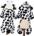 Warm pet Clothes Dog Milk Cow Sweater Hoodie cat Halloween Costume pet Milk Cow Costume Dog Outfit cat Christmas Outfit Decorative Pet Costume Dog...