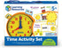 Learning Resources Time Activity Set - 41 Pieces, Ages 5+,Clock for Teaching Time, Telling Time, Homeschool Supplies, Montessori Clock...
