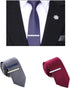 Create idea Tie Clips,5pcs Gold Black Silver Blue Red Tie Bar Clips For Anniversary Graduation...