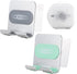 2 PCS Portable Shower Phone Holder, Wall Mount Phone Holder for Smooth Surfaces, Adjustable Cellphone Stand with Adhesive Pads for Bathroom Kitche...