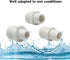 10PCS 1/2" to 3/4" PVC Pipe Fittings Nipple G1/2 X G3/4 Male to Male Thread Coupling Hex Straight Adapter Connector...