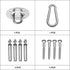 Y- STOP Hammock Hanging Kit Heavy Duty Swing Hanger 1500lb Capacity, Hammock Chair Hanging Kit Durable Hanging Chair Hardware for Wall/Woot, Ceili...