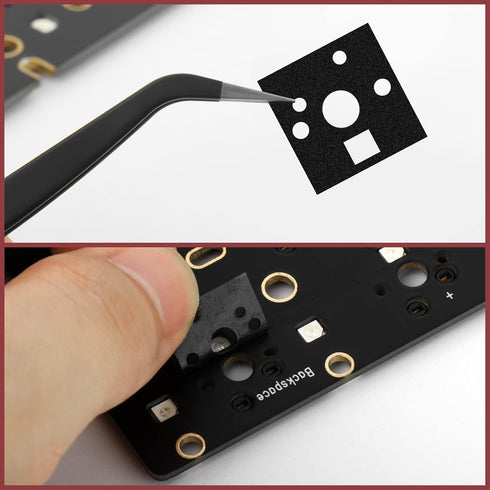 YIMAGUJRX RUNJRX EVA Keyboard Switch Pads, EVA 0.5mm Keyboard PCB Foam for 61/64/87/100/104/108 Hot Swap Keyboard 120Pcs...