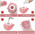Pet Bath Massage Brush Puppy Dog Cat Grooming Cleaning Soft (Pink)...