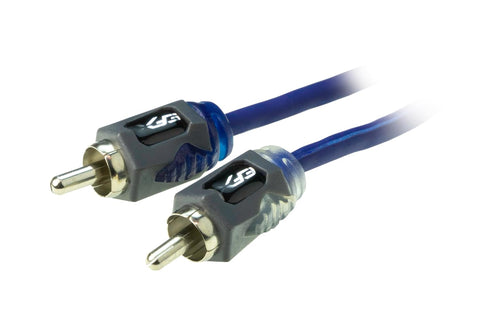 Scosche EFX Rogue RMM 2-Channel Twisted Pair RCA Interconnect Audio Cables - 2CH OFC Car Stereo, Power Sports & Marine Y-Adapter Connector Cable -...
