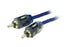 Scosche EFX Rogue RMM 2-Channel Twisted Pair RCA Interconnect Audio Cables - 2CH OFC Car Stereo, Power Sports & Marine Y-Adapter Connector Cable -...