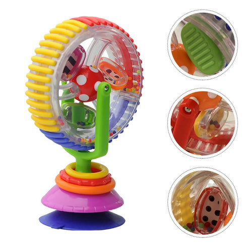 Toyvian High Chair Toy Baby Ferris Wheel Toy Suction Cup Newborn Spinner Activity Toy Newborn High Chair Rattle Interactive Development Educationa...