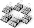 YEJI 50 PCS Black Binder Clips Paper Clamp Paper Binder Assorted Sizes for Office, Home Using, School Using, Especially for Students, Teachers to ...