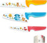 Kids Knife Set for Real Cooking, 4pcs Kids Safe Kitchen Cutting Knives, Stainless Steel Blades, Children First Starter knife, BPA-free (Multicolor...