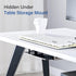 Under Desk Laptop Storage Mount, Metal Under Desk Laptop Holder, for Devices Thickness 1.37" for MacBook,Laptop,Mini,Keyboard,Router,with Anti-Scr...