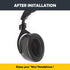 Protein Leather with Memory foam Headphone Earpads Replacement Ear Pads Compatible with Corsair HS50/Pro HS60/Pro HS70/Pro Stereo Gaming Headset...