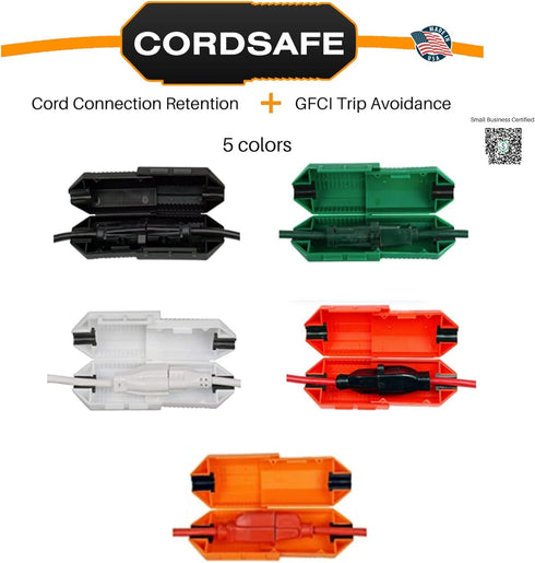 Extension Cord Plug Protector Safety Cover, Water-Resistant Indoor Outdoor, Keep Cords Connected, Patio Bistro String Lights Holiday Lights Christ...