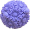Silicone Mold 3D Ball-Flower, Daisy Flowers Shape Craft Art Silicone Soap Mold, Blooming Chrysanthemum Molds DIY Soap Molds - The Best Handmade Gi...