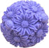 Silicone Mold 3D Ball-Flower, Daisy Flowers Shape Craft Art Silicone Soap Mold, Blooming Chrysanthemum Molds DIY Soap Molds - The Best Handmade Gi...