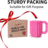 Build-on Brick Coffee Mug, Funny DIY Novelty Cup with Building Blocks Creative for Kids Men Women Xmas Birthday (Rose)...