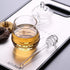 2pcs 6inch Reusable Glass Honeycomb Stick Honey Dippers Sticks Honey Stirrer Wand Honey Jar Dispense Drizzle Spoon for Maple Syrup, Molasses,Melte...