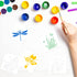 100 Pieces Stencil for Painting,3 Inch Flower Stencils DIY Craft Animal Reusable Template Paint Stencils for Painting on Wood, Crafts, Wall Home D...