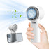 Portable Mini Handheld Fan with Active Cooling Technology, Small Hand Fan for Travel, Instant Ice-Compress Face Fan, Personal Lash Fan for Make Up...