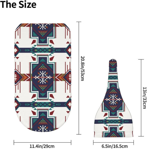 Western Aztec babay Stuff Newborn Baby Swaddle Blanket Native Southwest Sleep Sack Wrap Blanket Soft Stretchy with Beanie Hat Sets for Infant Boy ...