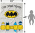 LOGOVISION Batman Lightweight Baby Blanket, 30"X40", Crib Crime Fighter Unisex for Infants Girls & Boys...