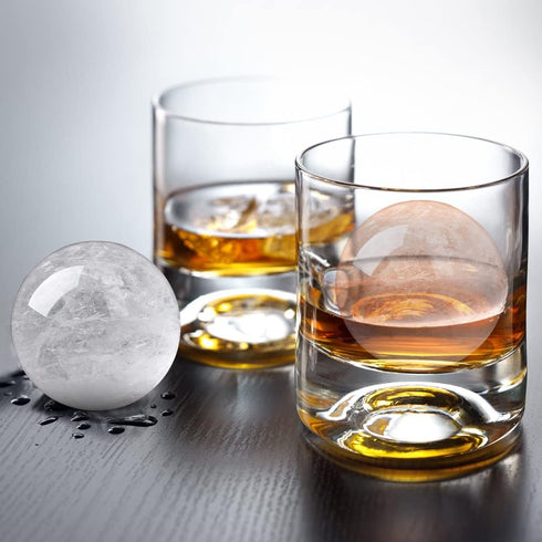 Ice Ball Maker, TINANA Reusable 2.5 Inch Ice Cube Trays, Easy Release Silicone Round Ice Sphere Tray with Lids & Funnel for Whiskey, Cocktails & B...