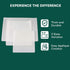 3 Pack PTFE Sheet/Teflon Sheets Multiple Sizes. Non Stick Transparent Reusable Sheets, Extra-Thick and Heat Resistant. Great as Applique Pressing ...