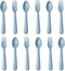 12 Pcs Plastic Toddler Utensils Set 6 Kids Forks and 6 Kids Spoons BPA Free/Dishwasher Safe Toddler Silverware Brightly Colored Kid Plastic Cutler...
