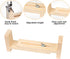 Xximuim Wooden Jig Bracelet Maker, Adjustable Paracord Jig Bracelet Maker U Shape Wooden Frame Bracelet Jig Kit DIY Wristband Rope Knot Braided Fi...