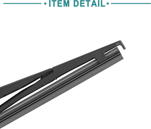 ACROPIX 300mm 12 Inch Rear Window Windshield Wiper Blade Arm Fit for Volvo 2015-2019 1pcs Black...