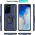 Military Grade Drop Impact for Samsung Galaxy S21 Ultra Case Galaxy S21 Ultra 5G Case 6.8 inch Metal Rotating Ring Kickstand Holder Armor Heavy Du...