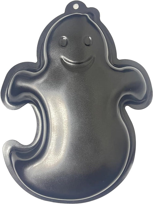 Ghost Shape Cake Pan, Aluminum Cake Pan, Black Non-Stick Cake Mould for Halloween, Birthday and other occasions Cake...