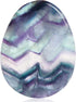 Artistone Rainbow Fluorite Crystal Chakra Thumb Worry Stone Teardrop Reiki Healing Stone Pocket Palm Stones for Anxiety Stress Relief Meditation T...