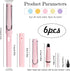 6 PCS Eternal Inkless Pencil with Eraser Erasable Everlasting Pencils Replaceable Nib Colorful Forever Infinity Pencil Portable Magic Pencils for ...