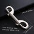 Double Ended Bolt Snaps Hook,Zinc Alloy Hook Metal Clips for Dog Leash,Key Chain,Horse Tack,Pet Feed Buckets,Garage Use, Nickel Plated, Nickel Pla...