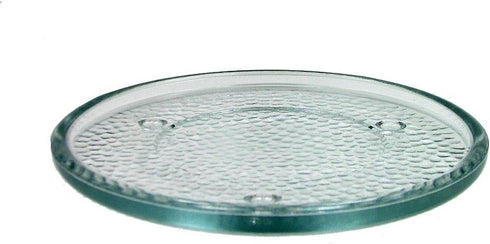 Glass Candle Holder Clear 6 in. Beautiful Candle Trivet...