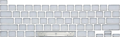 Willhom Keyboard Key Caps, Keycap Full Set of US Replacement for MacBook Pro Retina 16" 2019 (A2141),13" 2020 (A2289, A2251)...