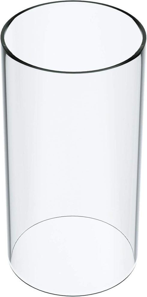 KETELAMP Hurricane Candle Holder - Open Ended, Bottomless Cylindrical Glass Lamp Shade, 3.5" x 6"...