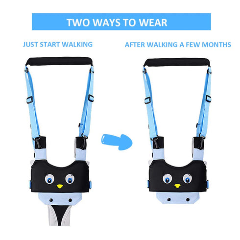 ORANGEHOME Baby Walker Toddler Walking Harness Helper and 2 Pair Knee Pads Adjustable Standing Up and Walking Learning Helper for Toddler 7-24 Mon...