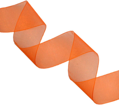 Morex Ribbon Sheer Organza Ribbon, 1.5 inch by 25 yards, Orange, 91809/25-620...
