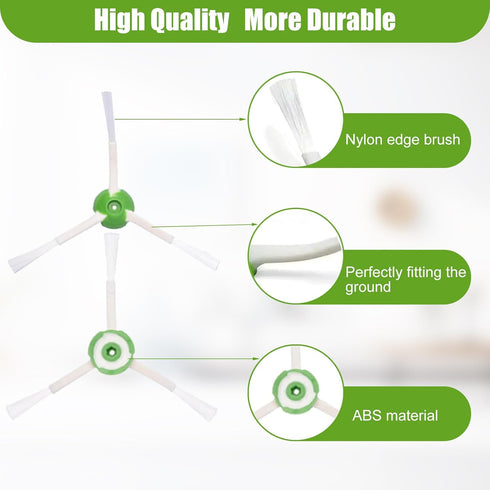 Replacement Side Brush for iRobot Roomba i, e,j Series i7 i7+ Plus i8 i3 i6+/Plus E5 E6 E7 7550 3550 3150 5150 6198 7150 Vacuum Cleaners,6 Pack...