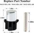 Shifter Shift Knob Button Repair Kit with Spring Compatible with Honda Accord Automatic Transmissions 2.4L 3.0L DX LX EX SE 2003 2004 2005 Replace...